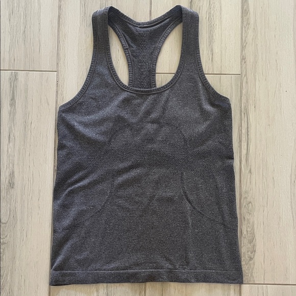 Lululemon Gray Racerback Tank Top - Picture 1 of 3